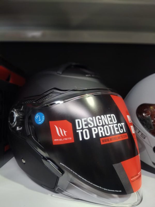 MT STREETFIGHTER SV S MATTE BLACK FULL FACE - OPEN FACE CONVERTIBLE HELMET